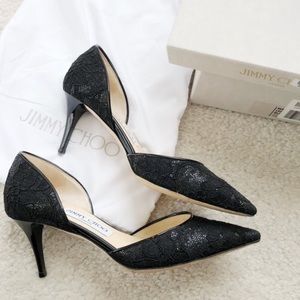 Jimmy Choo Mariella Lace D'Orsay Pump